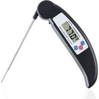 RHG Digital Food Thermometer Foldable Probe Meat Steak BBQ Temperature Gauge Water Oil Thermometer Kitchen Cooking Tools