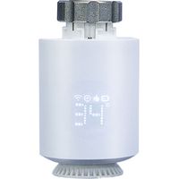 Tête de radiateur intelligente, vanne thermostat connectée programmable, thermostat de radiateur électrique connecté Alexa/Google Assistant, compatible avec l'appli Smart Life/Tuya.