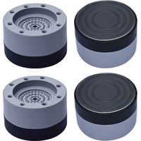 4 Pièces Patins Anti-Vibration pour Machine à Laver, Réduction du Bruit et Empêche le Mouvement (3.5CM)
