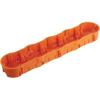 Caja empotrada 60, placa de cinco módulos con tornillos - A.0048WP