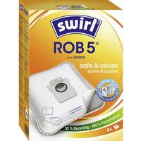 Bolsas para aspiradora Swirl rob 5 ecopor cierre Dirtlock material reciclado