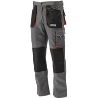 Arbeitshose DAN grau/rot Gr. XXL