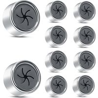 10 soportes autoadhesivos para toallas de cocina, sin perforaciones, de ABS, para baño, de pared.
