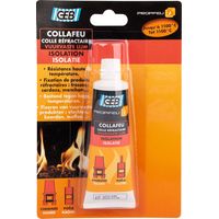 GEB – Colle mastic thermique haute résistance 1100°C – Pour béton armé et espaces confinés – Densité 1,8 – pH 11,5