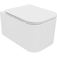 Mexen Elis inodoro sin borde con asiento de cierre suave slim, duroplast, blanco brillante - 30910600