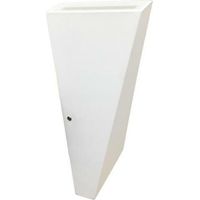Lampada applique led 10w cono squadrato rifinitura bianco mono fascio 4200k
