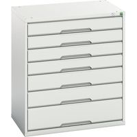 Bott 16925129.16 Verso 7 Drawer Cabinet 800 x 900mm Light Grey BOT169251296