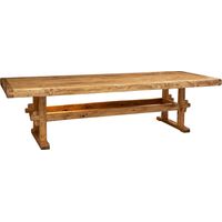 MESA COUNTRY EN MADERA SÓLIDA DE TIGLIO ACABADO NATURAL
