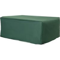 Housse de jardin imperméable Oxford 222x155x67 cm Vert foncé