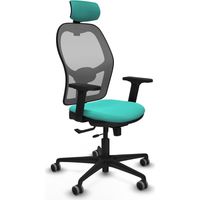 Sedia ergonomica piqueras y crespo Jorquera turchese similpelle rete