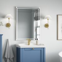 Signature Antonio LED Bathroom Mirror with Demister Pad 600mm H x 800mm W