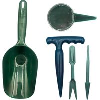 Pour Atelier et Bricolage - Ensemble plantoir et élargisseur de semis – Semoir manuel multifonction 5 outils de plantation portables (Manuel, Table)