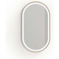 MANILLONS TORRENT 07358021 DANTE Espejo Oro Cepillado 50X90 - ref: 07358021