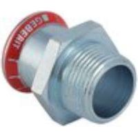 'GEBERIT MAPRESS ACE. CARBONE - UNION MÂLE DIAMÈTRE 18 MM 3/4 GALVANISÉ MAPRESS ACE.CARBONO