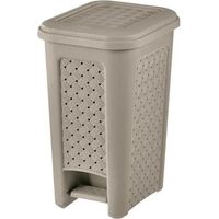 Tretmülleimer generic 8 Liter braun 20 x 24 x 35 cm