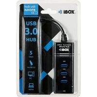 Hub USB iBOX IUH3FB - 4 puertos USB 3.0