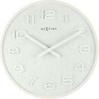 NeXtime 3096WI Uhr de Tisch- oder Wanduhr de Quarz Circle White White