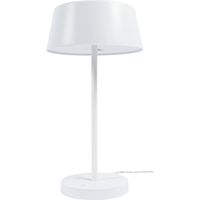 Lindby Lámpara de mesa LED 'Milica' en Blanco Metal