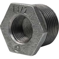 Réduction Simple Mâle/Femelle en Fonte Malléable Galvanisée - L'Excellence Anti-Corrosion Ø A: 3/4'' Ø B: 1/2''
