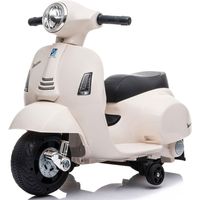 Scooter Elettrico per Bambini Licenza Ufficiale Piaggio Vespa Small 7,2V 2,5Ah Bianco