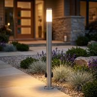 Éclairage de véranda de distributeur de puissance de lumière d'acier inoxydable debout de jardin de LED 7 watts