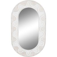 Specchio a muro - DKD Home Decor - Standard - Legno di mango - Vetro - Rettangolare