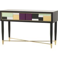 Ponder Holzspiegelkonsole 120x42x76 cm