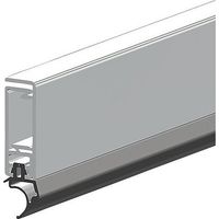 Ricevi impermeabilizzante ASP con silicone. Alluminio Silver.H34.5xl2300.st8.5