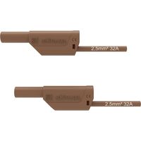 Schützinger VSFK 8500 / 2.5 / 200 / BR Cavo di collegamento 200 cm Marrone 1 pz.