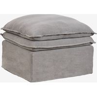 Pouf Grace en lin et coton SKLUM
