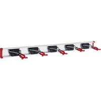 Barre de support d'appareils 5 supports Bruns