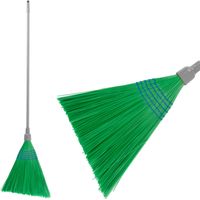 Besen MagicHome 3805G, Sorgo, grün, Metallstiel 148 cm