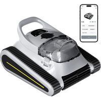 Robot aspirapolvere per piscina Cordless: 180 minuti in esecuzione arrampicata su parete per piscine fuori terra e interrate fino a 2000 piedi quadrati.