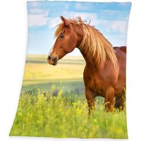 Herding YOUNG COLLECTION Coperta Plaid, Cavallo, 130 x 160 cm, Poliestere
