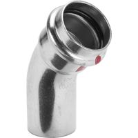 Viega Prestabo-Bogen 45 Grad, d 12mm Stahl unlegiert, verzinkt Modell 1126.1, 605155