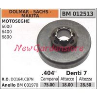Ritzel DOLMAR Kettensägemotor 6000 6400 6800 .404' Zähne 7 012513