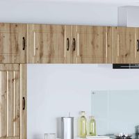 Küchenschrank 2 pcs Artisan-Eiche 50 x 31 x 40 cm Holzwerkstoff