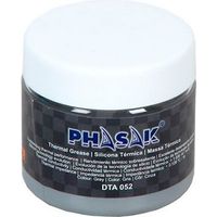 Phasak DTA 052, contenitore di silicone termico de 50 g, dissipazione del calore de per processori e schede grafiche, conduttività 1.695 W/m-K, non tossico, grigio