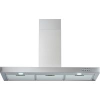 PKM Kaminhaube 9004W - 90cm, Edelstahl, LED, Abluft/Umluft, Dunstabzugshaube