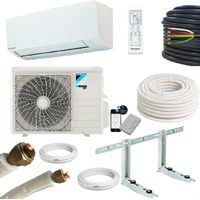 Daikin mit 5m INSTALLATIONSKIT und WiFi-MODUL - 12000 BTU - 3,5 kW, Sensira FTXC35C RXC35C - A++