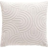 Housse de Coussin Bouclette "Solly" 40x40cm Naturel