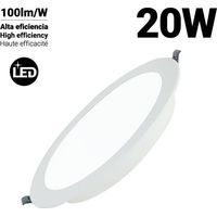 Faretto da incasso LED 20W - Taglio Ø190mm - Bianco Freddo