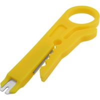 Gelbes Kunststoff-Metall UTP RJ45 Cat5-Netzwerkkabel Punch Down Cutter (78b731c0337c63737277320b45df
