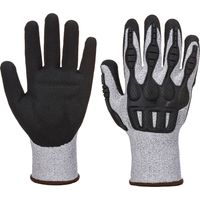 Gant TPV Impact anti-coupure couleur : Gris/Noir taille L - PORTWEST