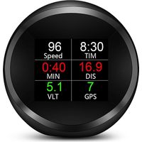 compteur de vitesse et inclinomètre GPS, inclinomètre et rapporteur numériques, compteur de vitesse à affichage tête haute, inclinomètre