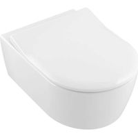 AVENTO Combi-Pack con inodoro de pared profunda DirectFlush y WC-Si blanco VILLEROY & BOCH