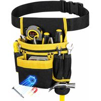 Ceinture porte-outils magnétique réglable 13 poches sans outils