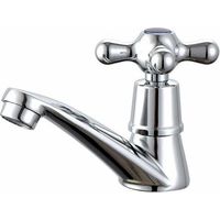 Robinet d'eau froide unique, modèle GU.B/bon, robinet à froid simple chromé pour lavabo, salle de bain, cuisine, WC et maison