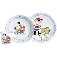 KAHLA Kinder-Geschirrset Schatzpirat Porzellan 3teilig