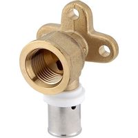 Pressfitting-Wandwinkel 39 mm - 16 x 2,0 mm - 1/2 Zoll Innengewinde für MV-Rohr
